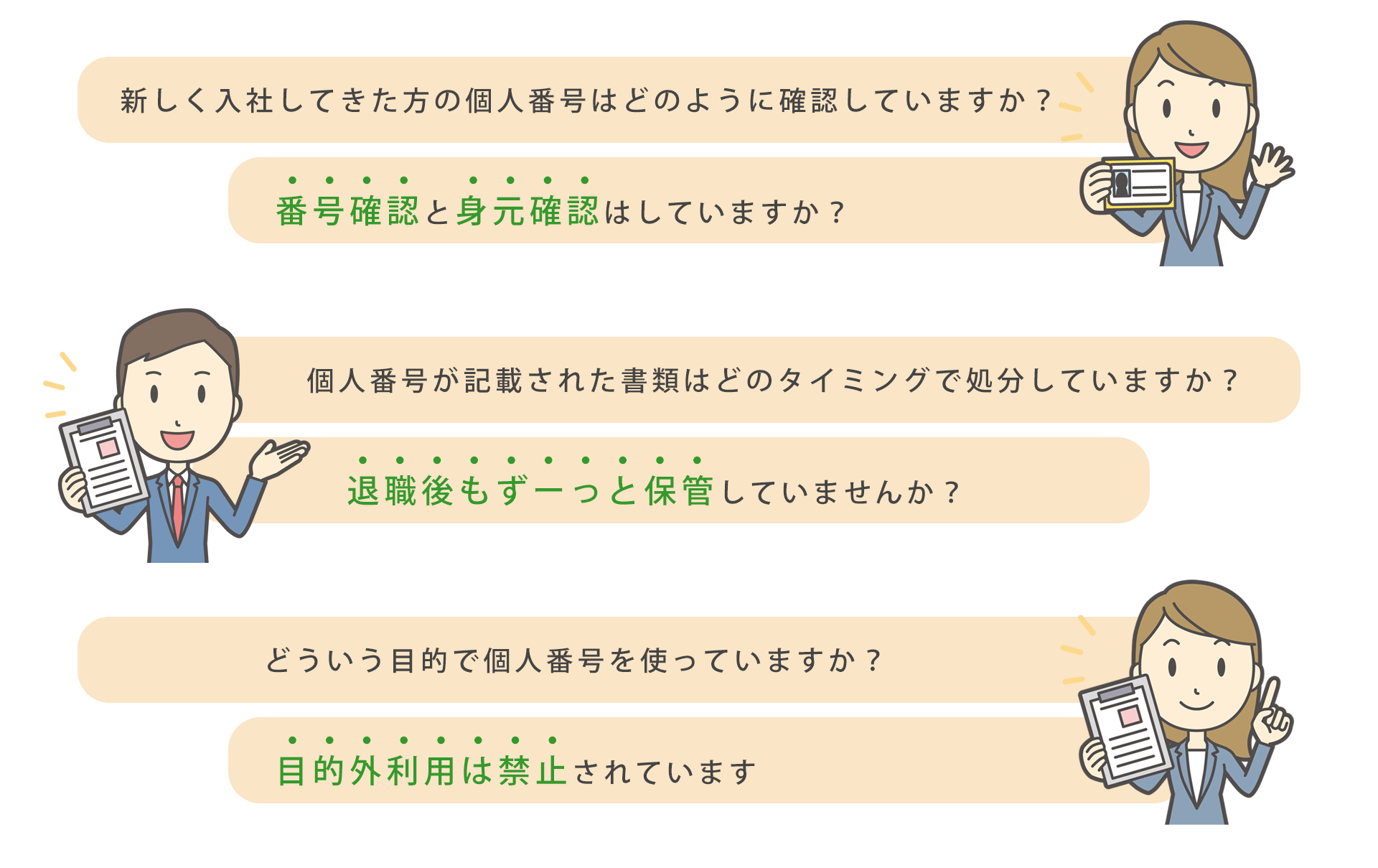 皆様の会社でマイナンバーはどう取り扱っていますか