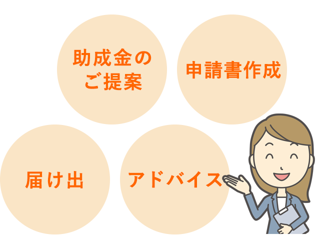 面倒な申請書作成から手続き